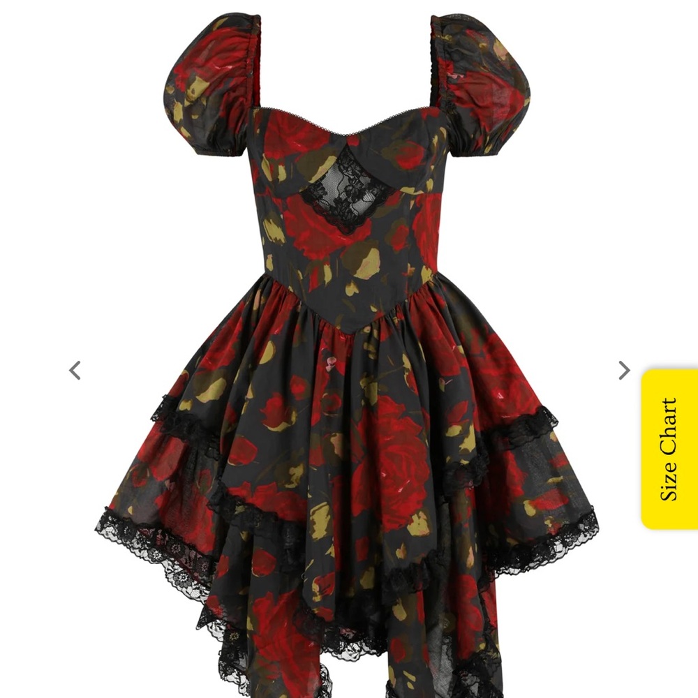 Selkie, Eden lace hanky dress.